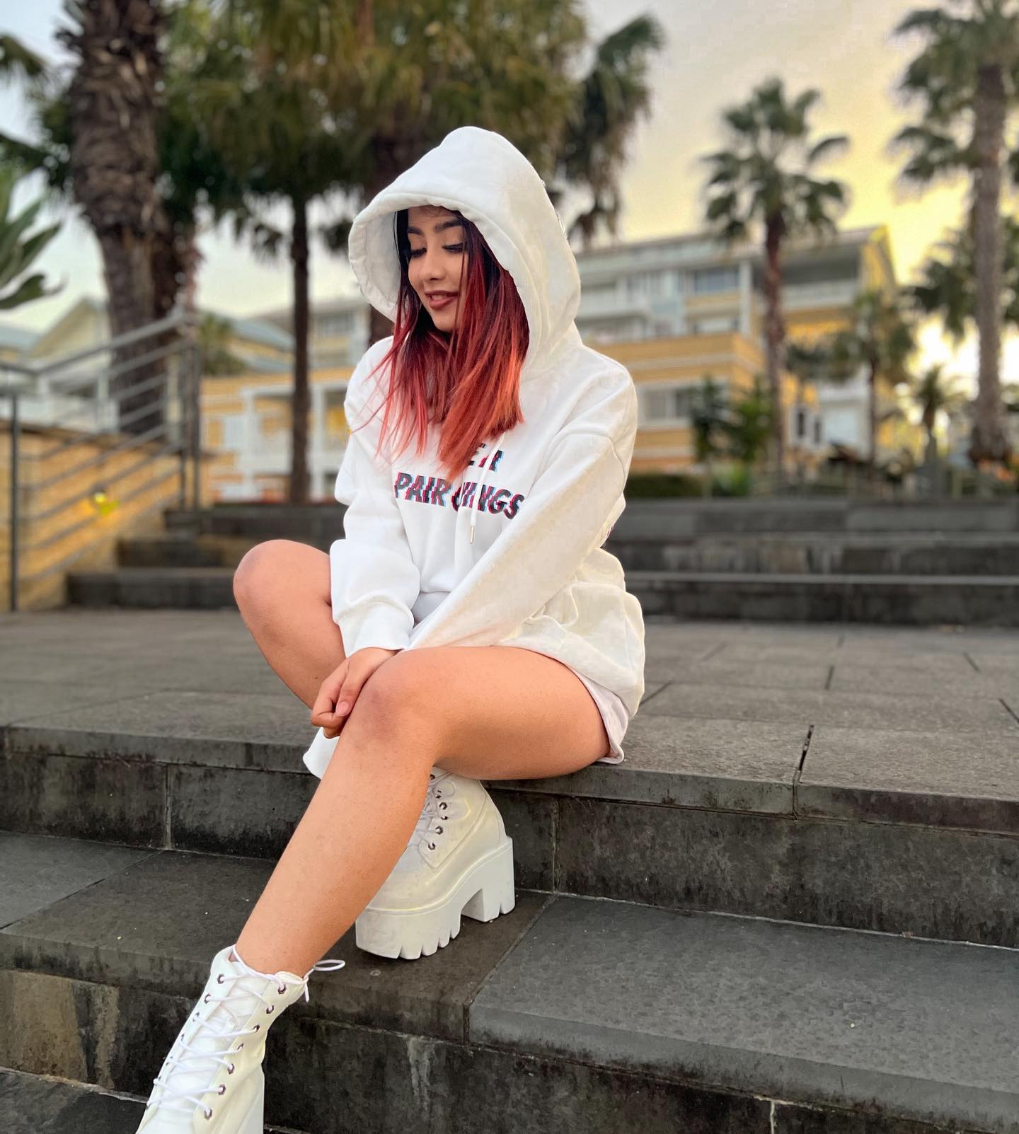 Sandhya in urban casual style